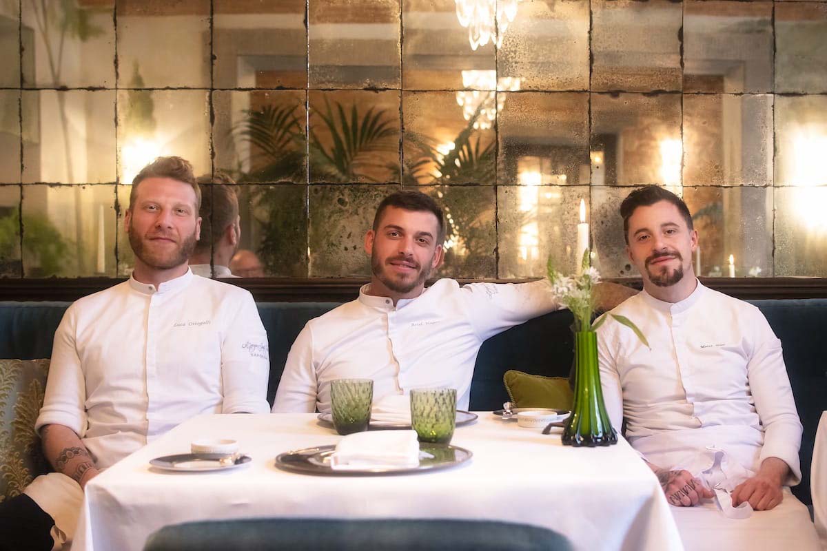 Saporium BSP Firenze Ariel con i suoi chef Luca Ottogalli e Marco Stagi