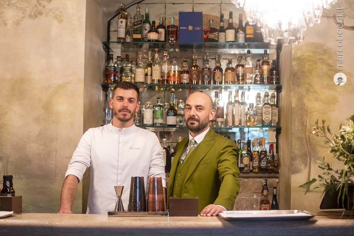 Ariel Hagen e il Restaurant Manager Riccardo Femia