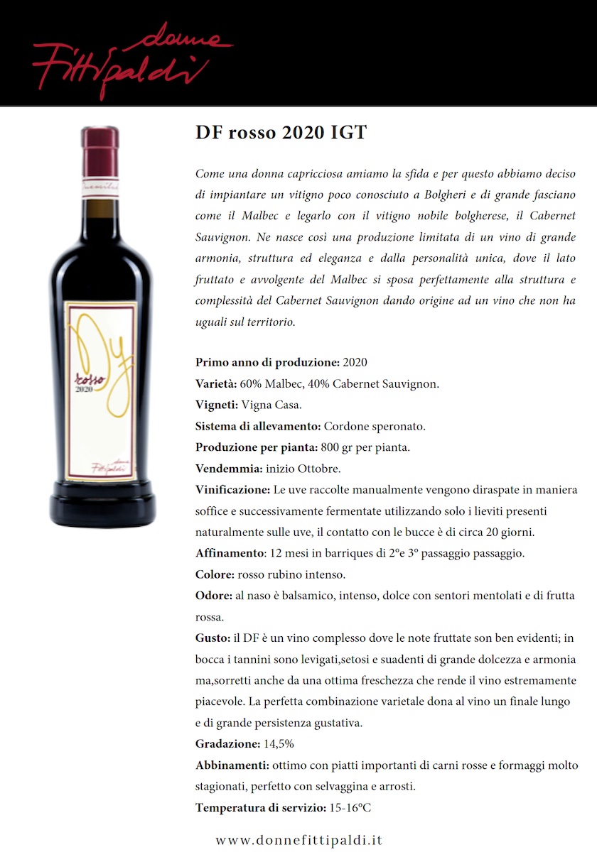 DF l'ultima creazione di donne Fittipaldi presentato da Chic Nonna a Firenze