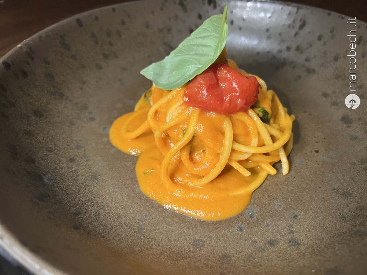 lo spaghetto ai tre pomodori