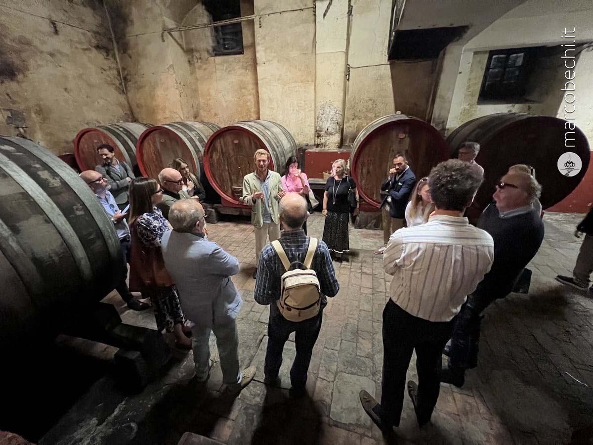 In cantina a Castello Sonnino