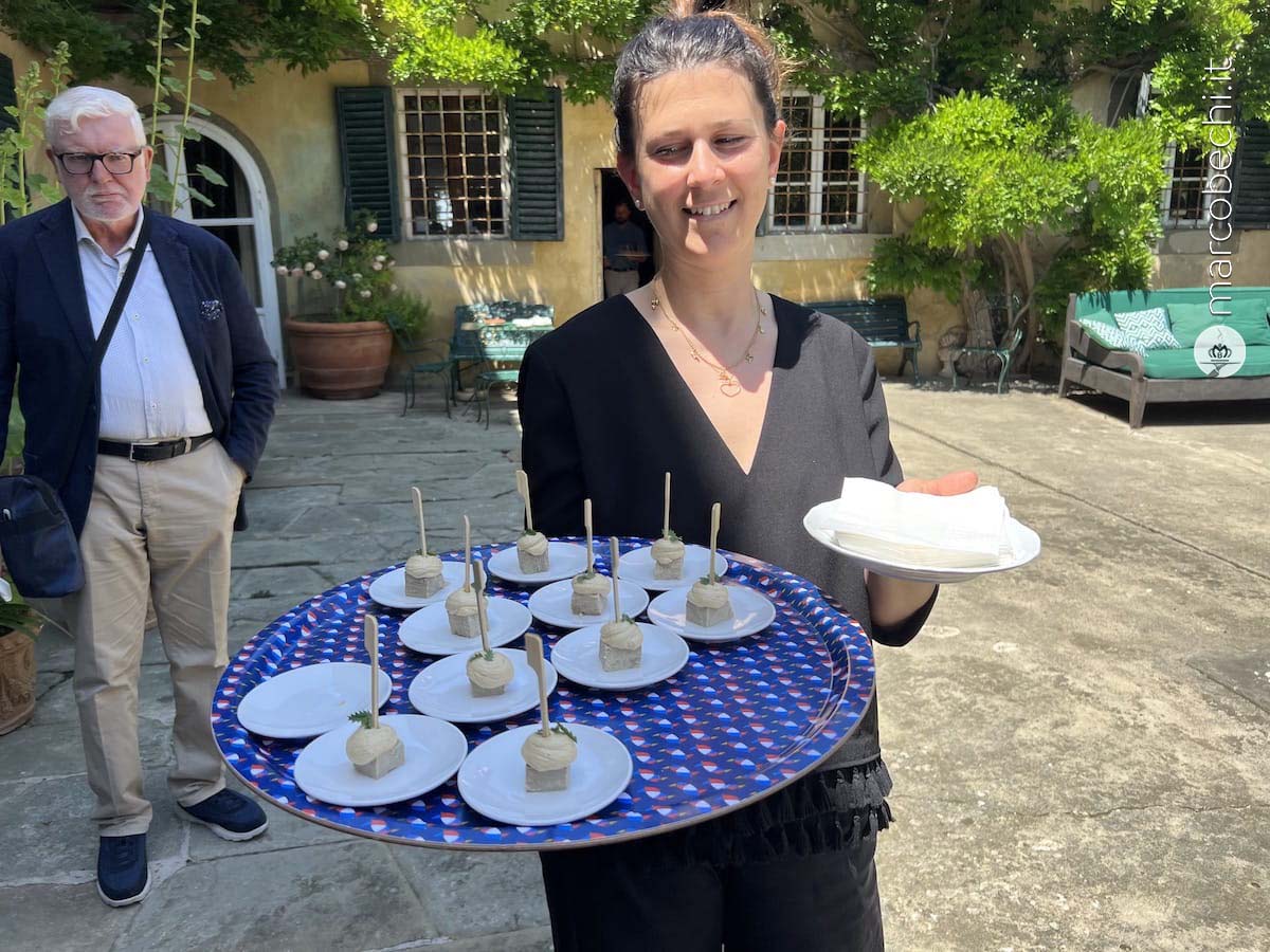 Aperitivo nel giardino del Castello Sonnino