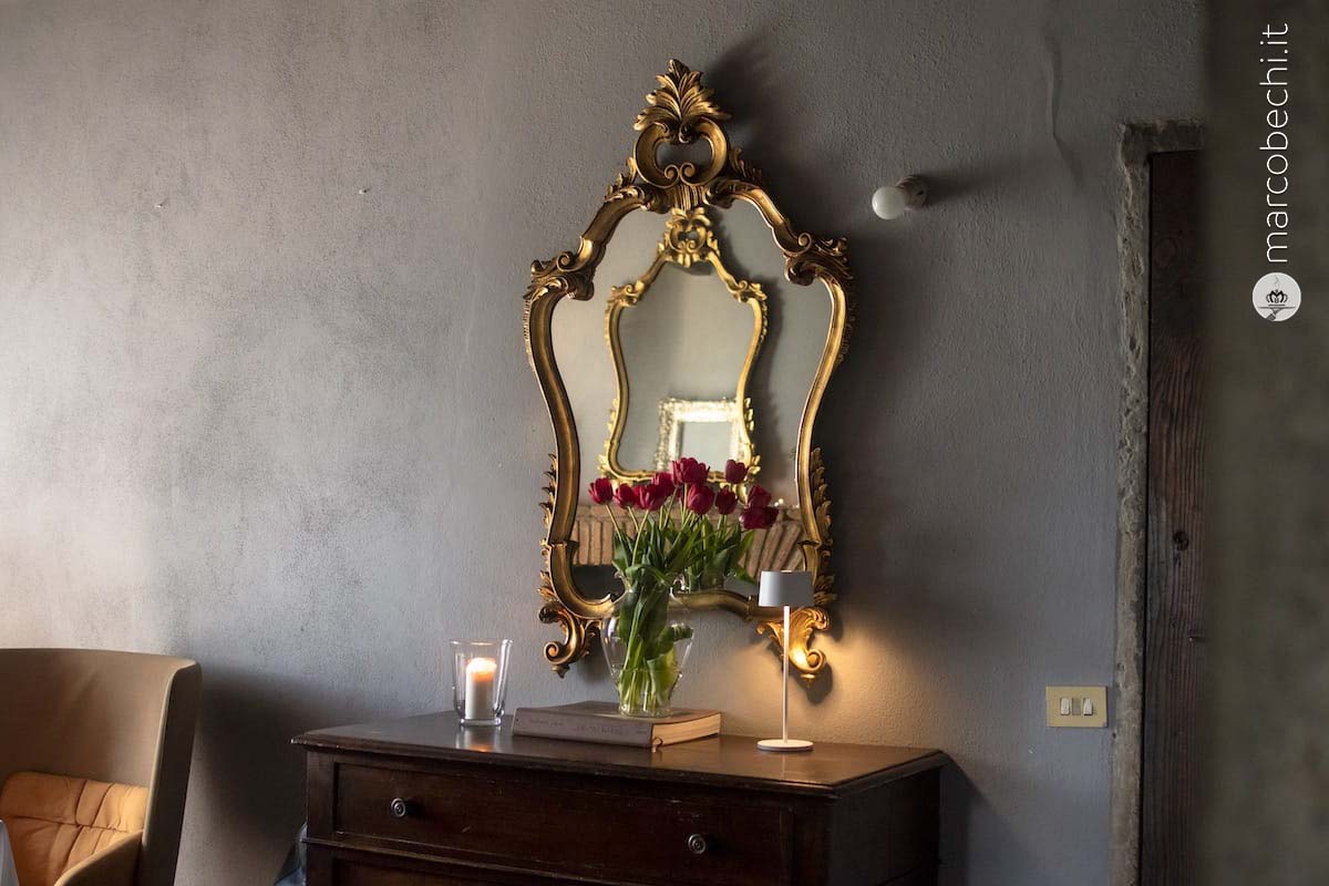 Un particolare della sala