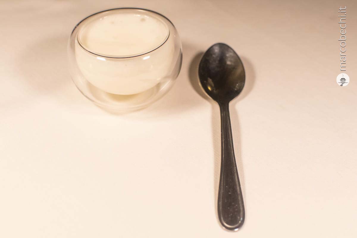 Sorbetto al lime e spuma al rum