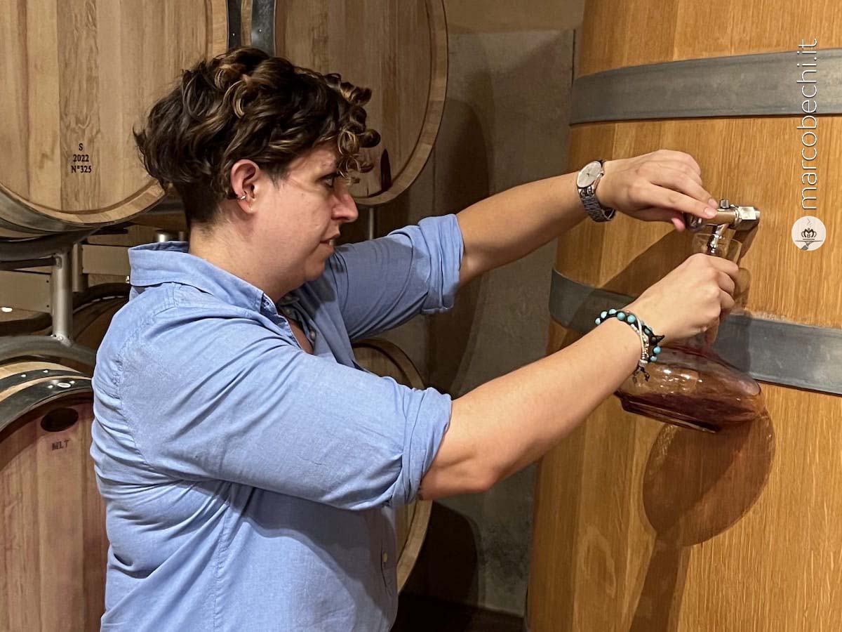Le annate. atte a divenire spillate dalle botti per la degustazione