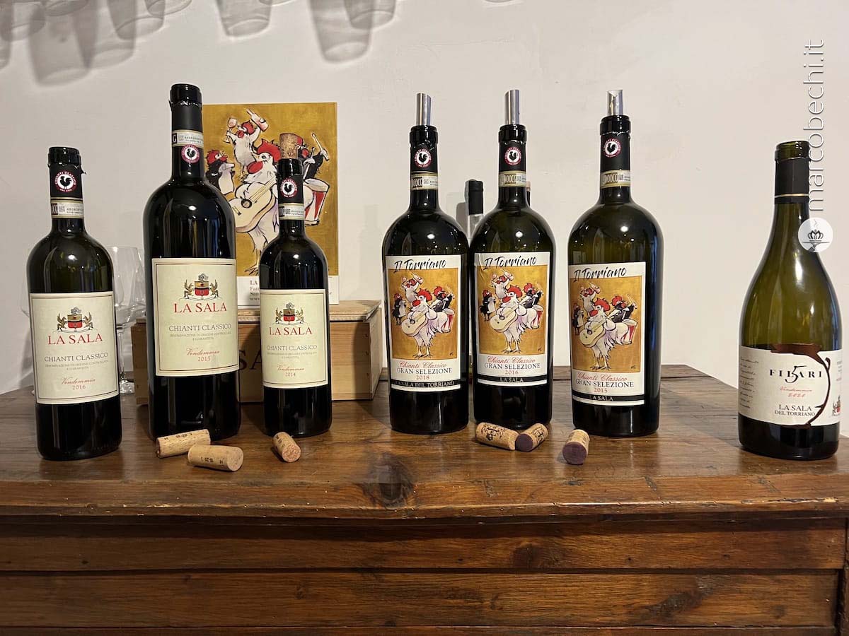 I vini in degustazione