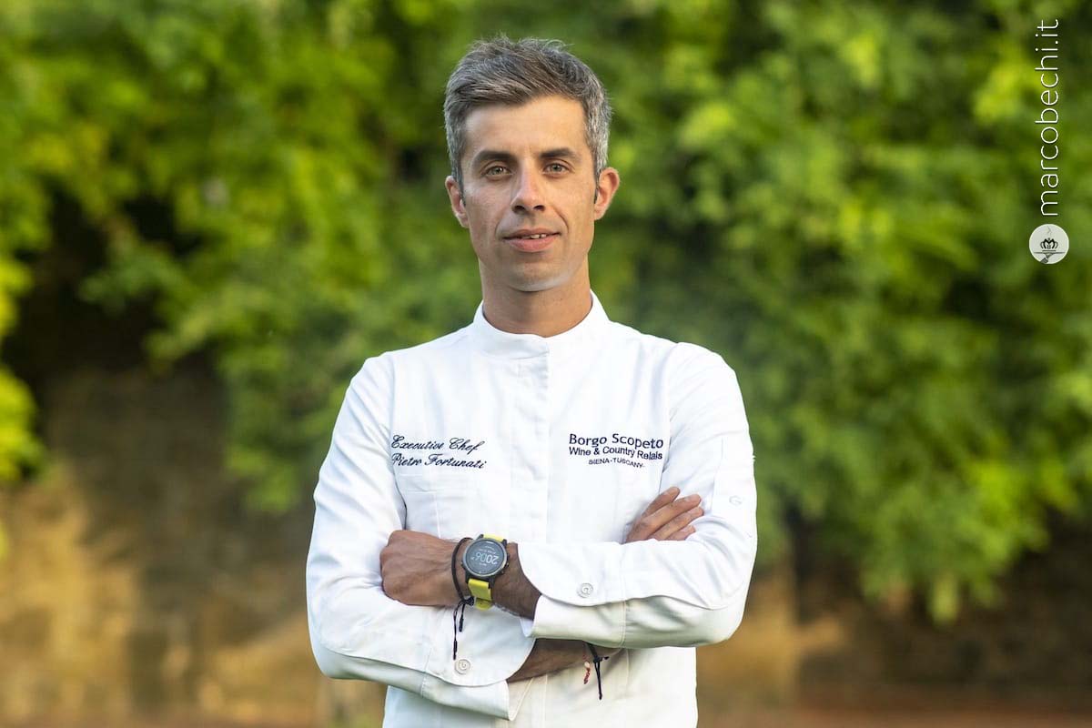 Lo chef Pietro Fortunati