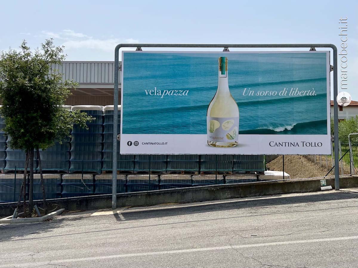 La pubblicità del nuovo vino