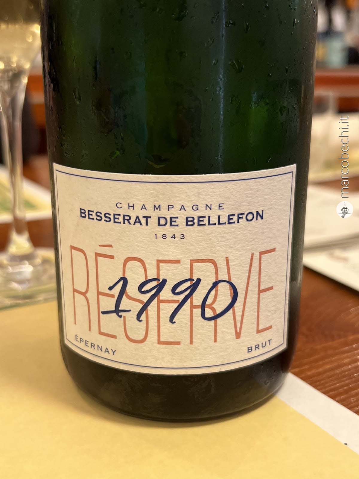 Champagne Reserve Besserat de Bellefon 1990