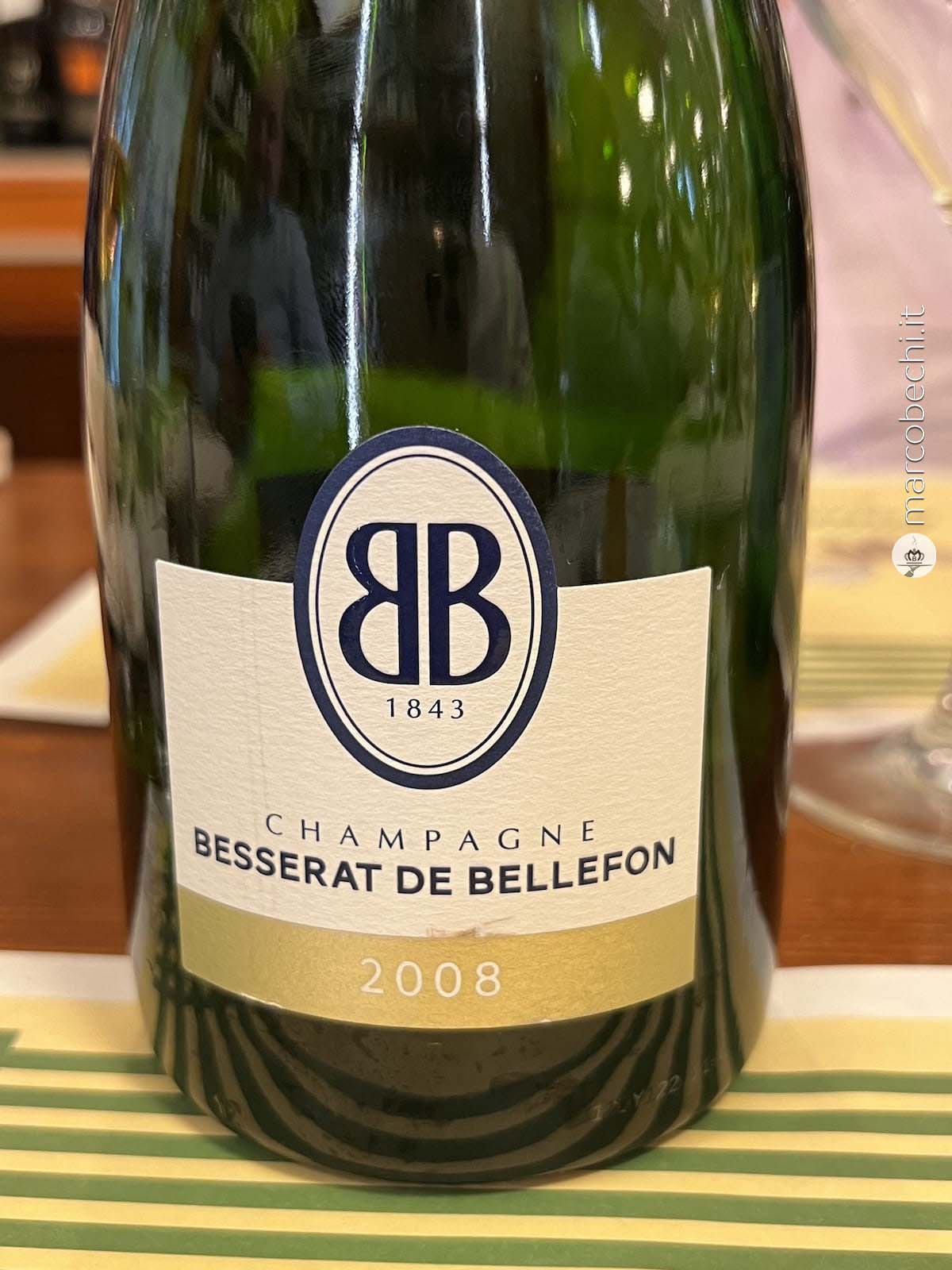Champagne Besserat de Bellefon Millésime 2008