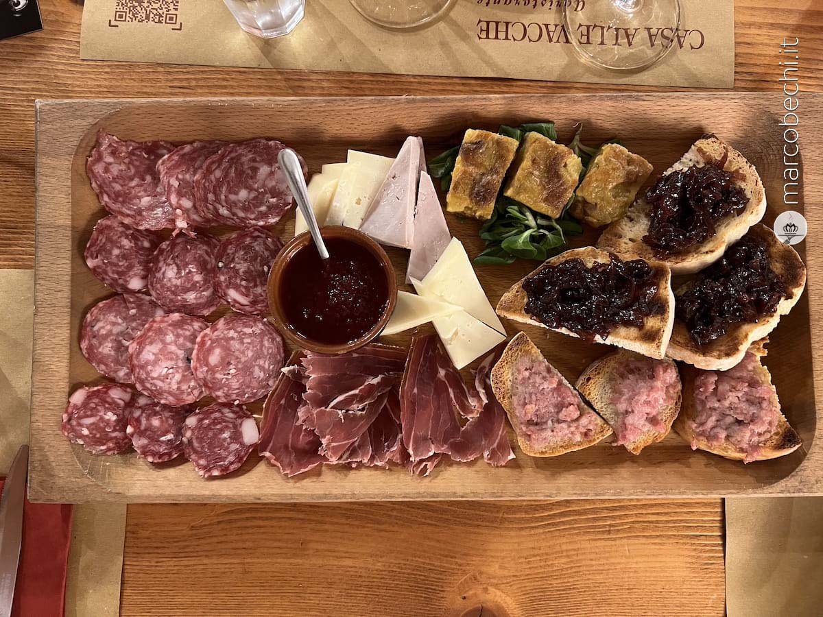L'antipasto delle Vacche
