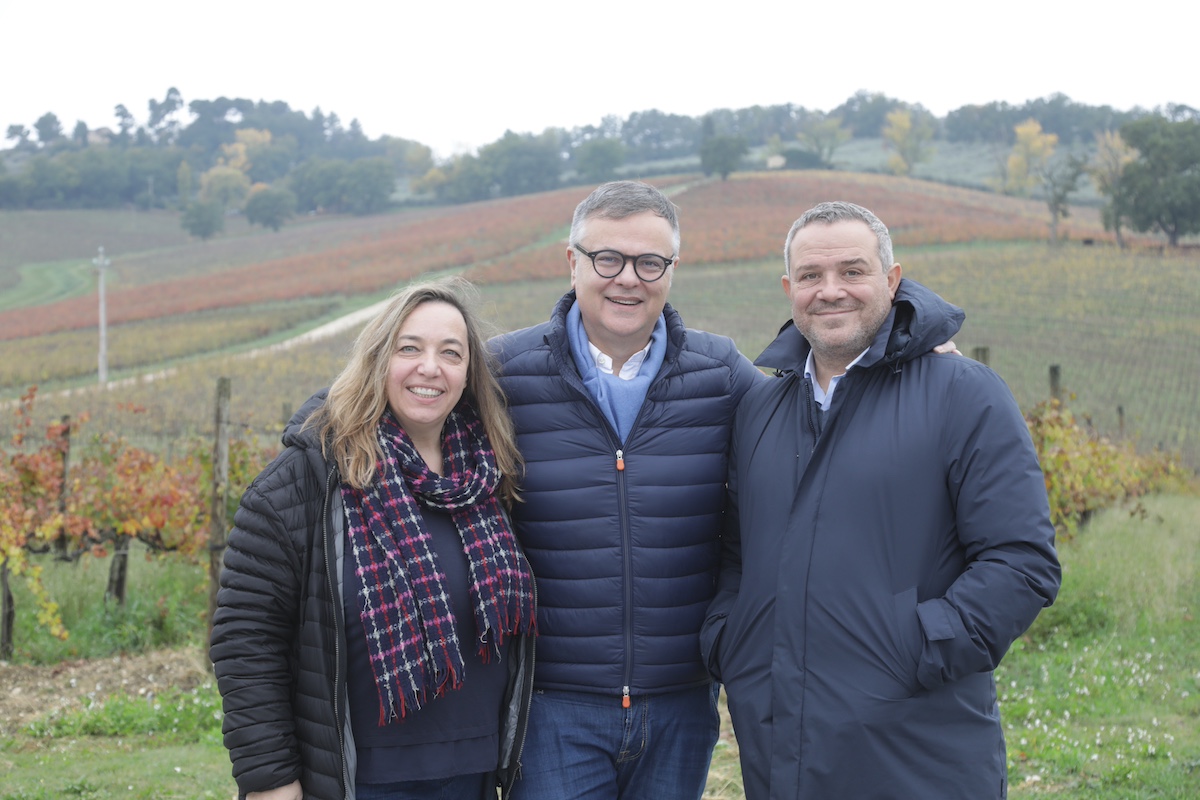 Marianna Salvini, Alessio Tessieri e Marco Caprai