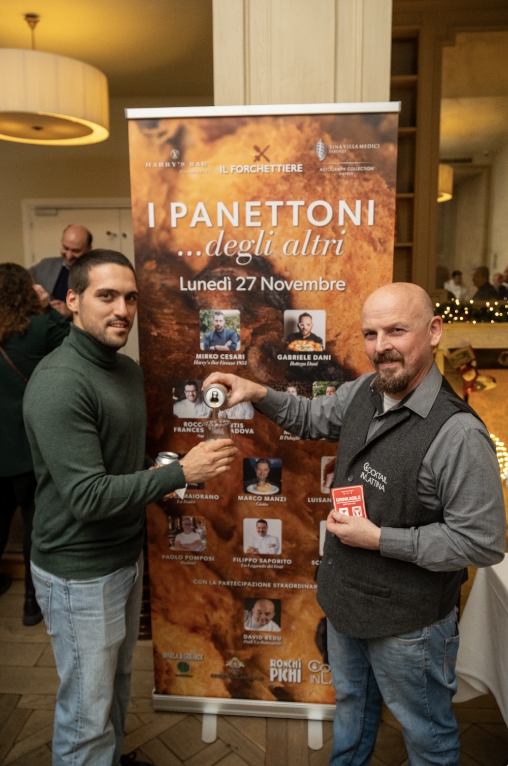 Riccardo Aldinucci e il suo panettone liquido ph by Luca Managlia