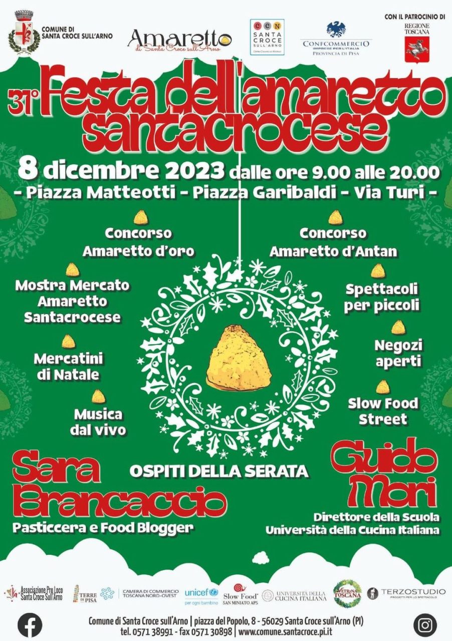 L’8 Dicembre ricorre la 31 Festa dell’Amaretto Santacrocese