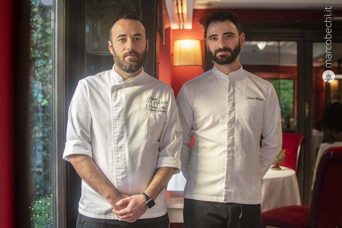 Lo chef Caludio Lopopolo e il Sous Chef Luca Bettini