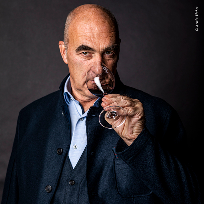 Helmut Kocher, The WineHunter patron del Merano Wine Festival