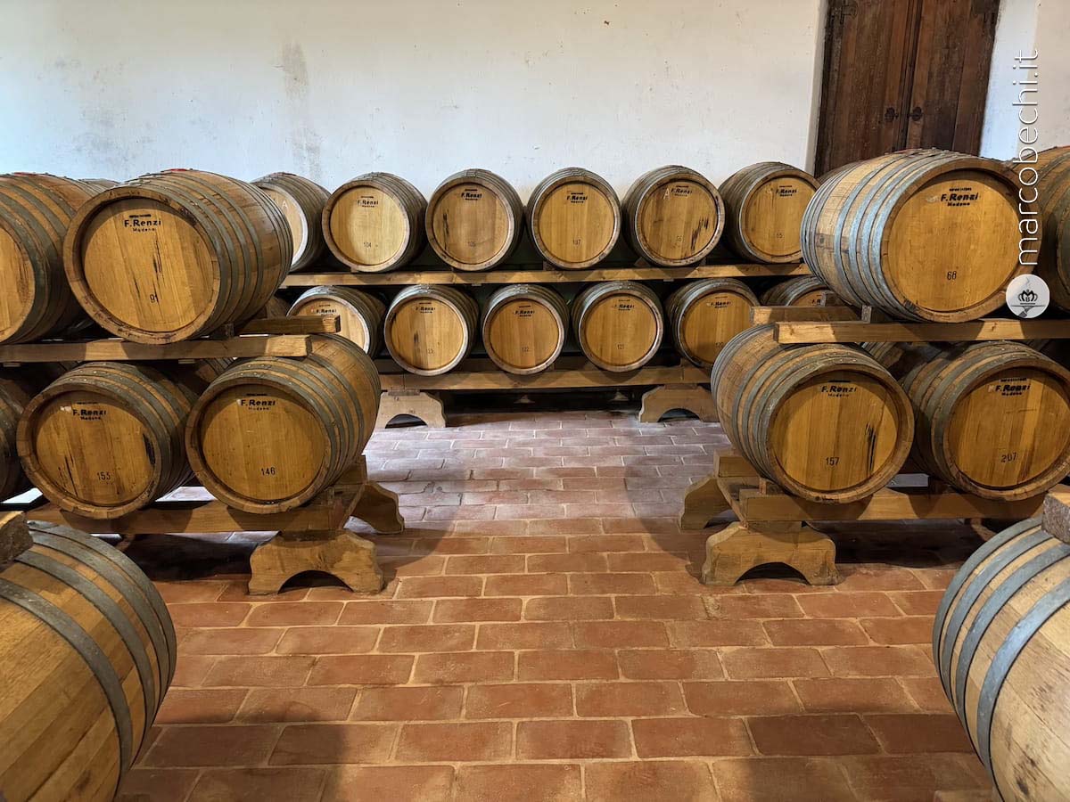 Le botti del vinsanto a Fèlsina