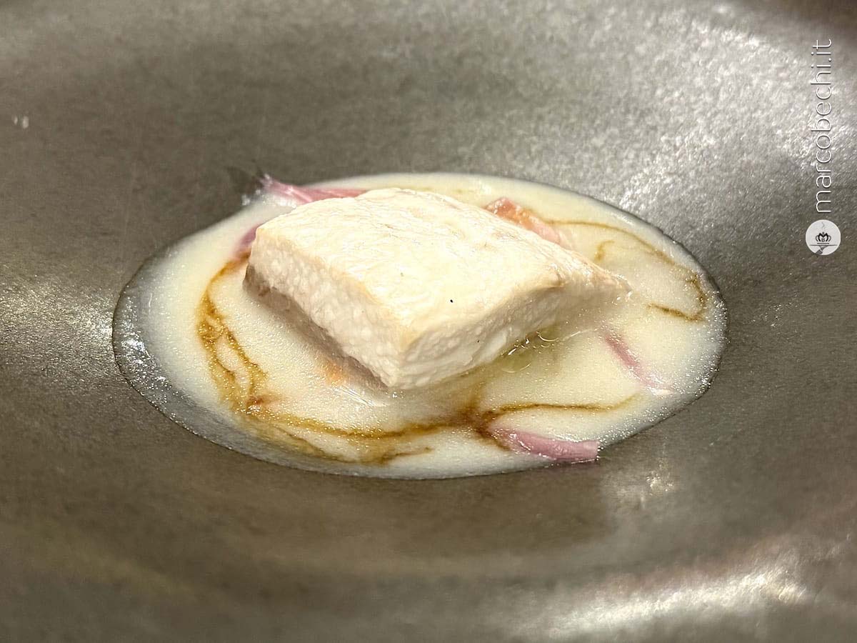 Ricciola cotta a bassa temperatura