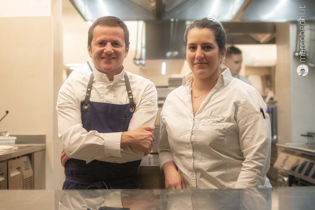 Gli chef residenti Tommaso Querini e Olivia Cappelletti