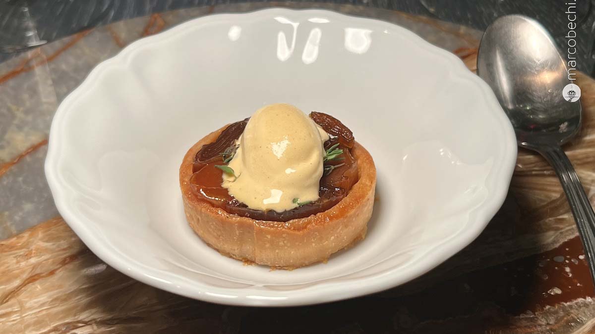 Leek and porcini Tarte Tatin