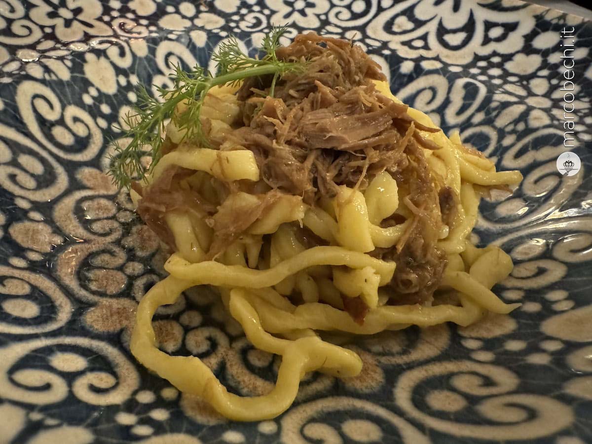 Il tagliolino all'anatra