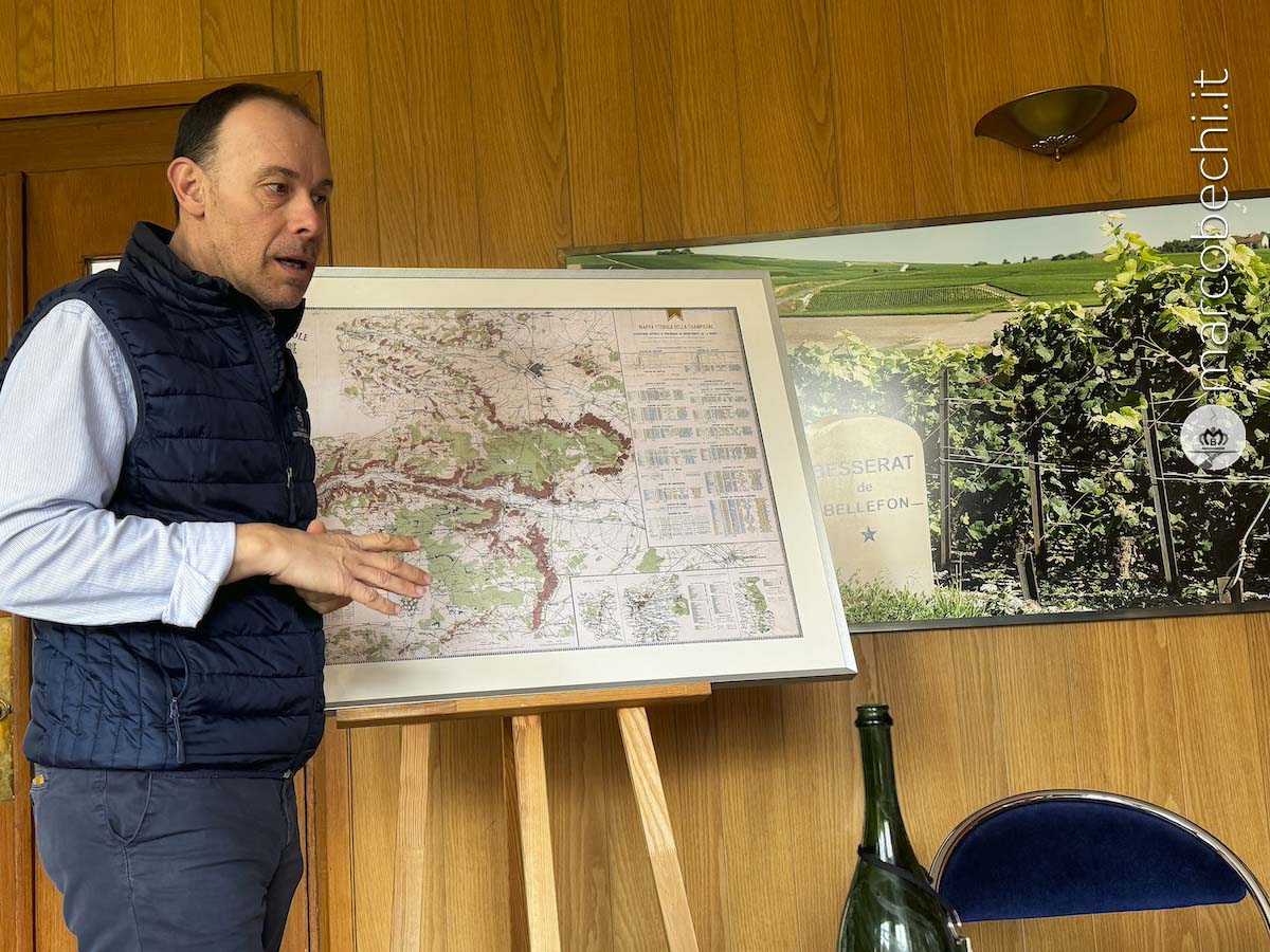 La spiegazione dei terroir e delle parcelle aziendali