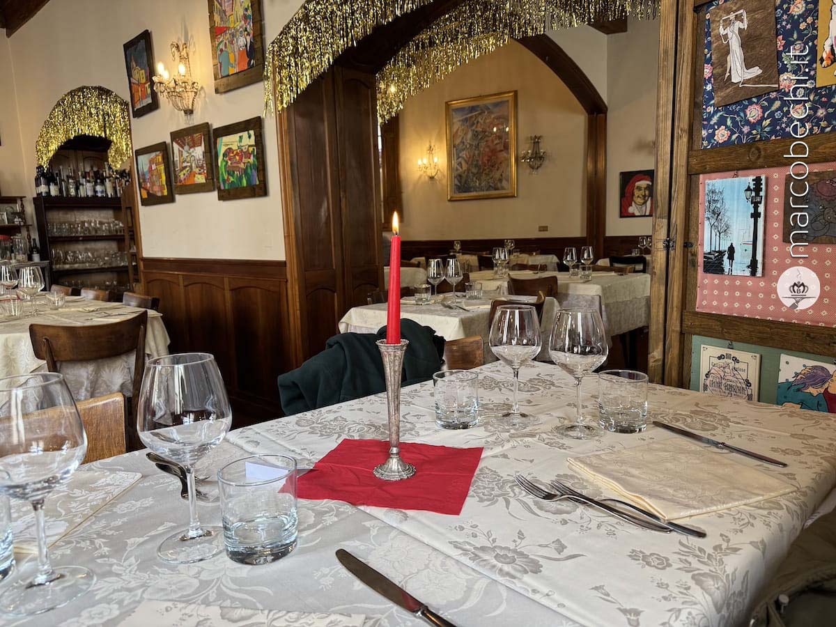 La sala del Ristorante Fiorentino