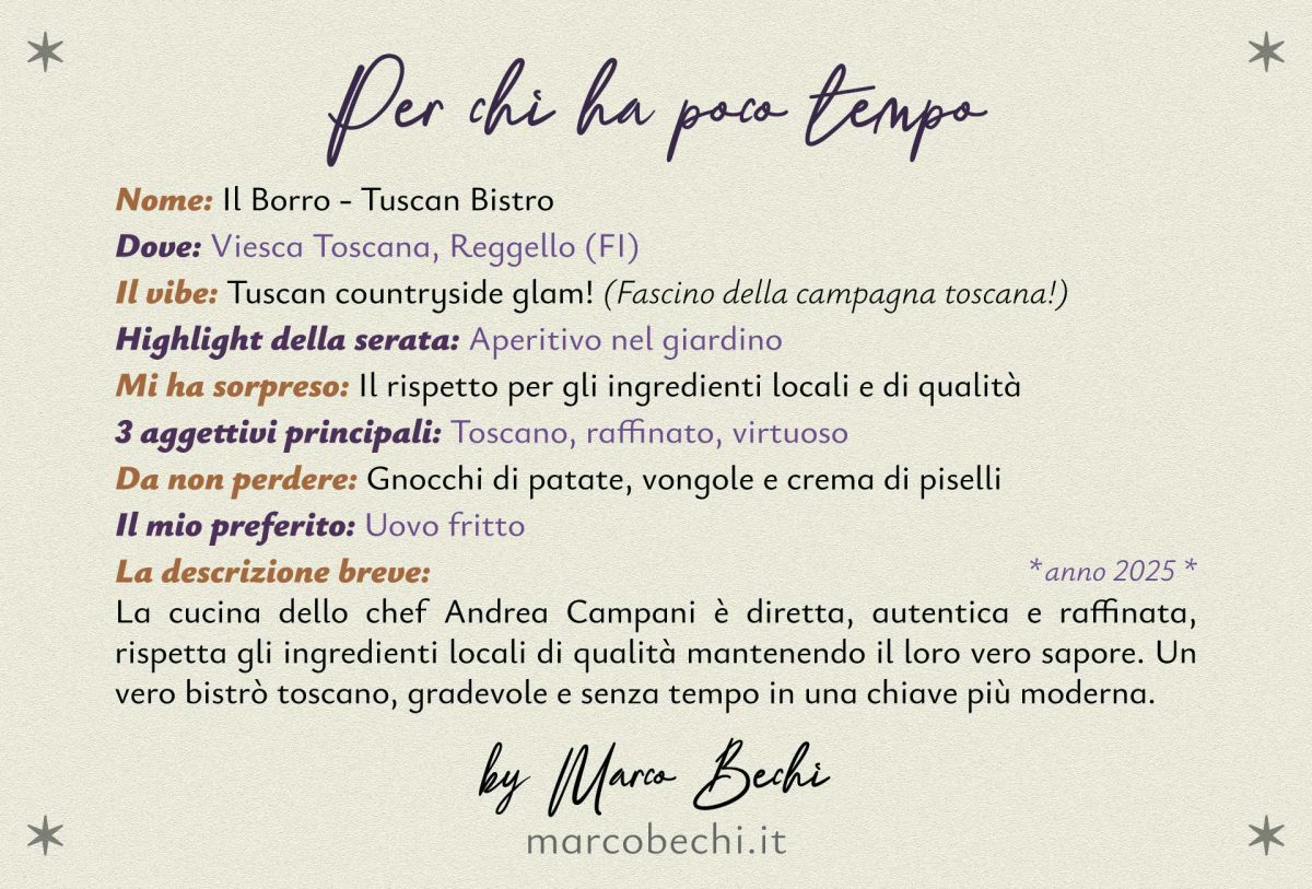 Per chi ha poco tempo