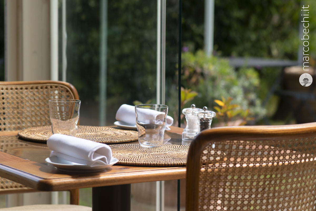 La tavola all'Osteria di Fonterutoli