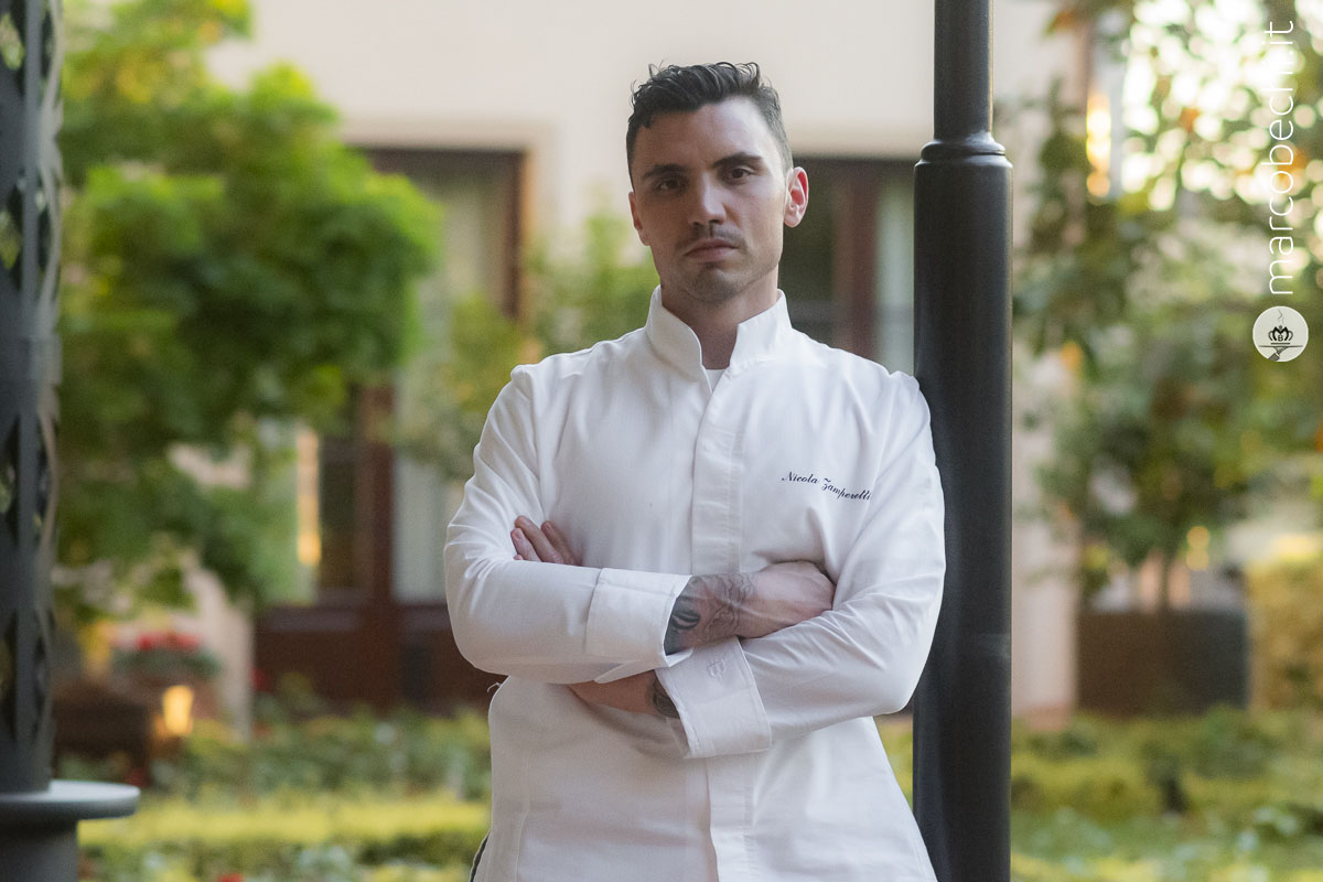 Lo chef Nicola Zamperetti