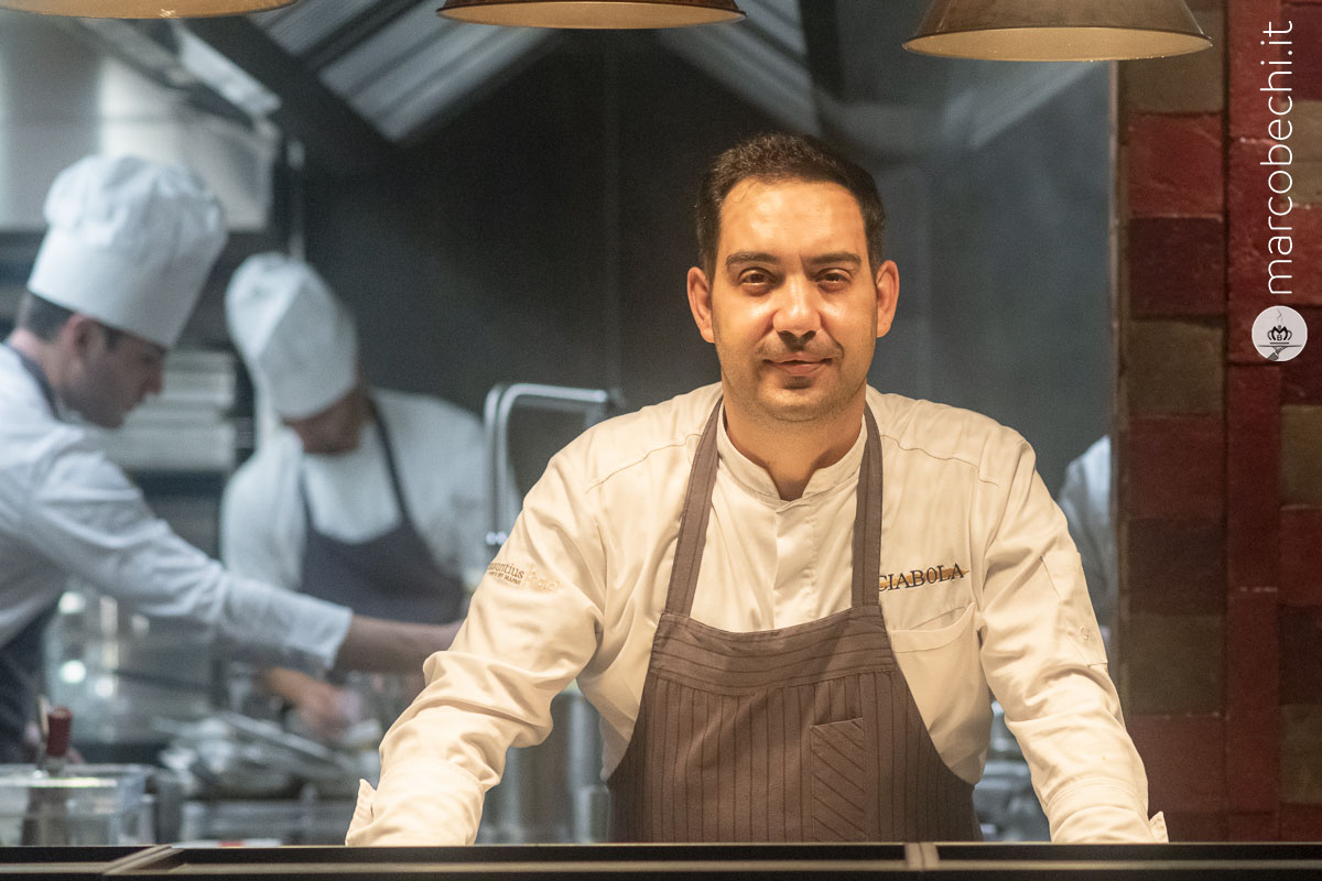 Lo chef Alessandro Ferrarini