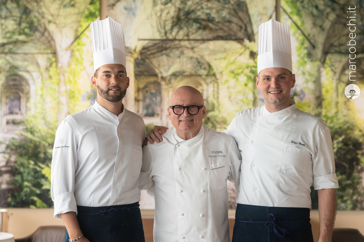 Giuseppe Lo Presti Sous Chef, Gaetano Trovato e Filippo Perrotti Jr Sous Chef