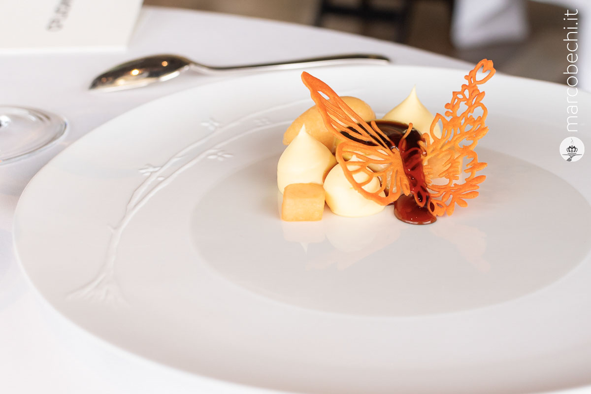 Melone, caramello salato, passito
