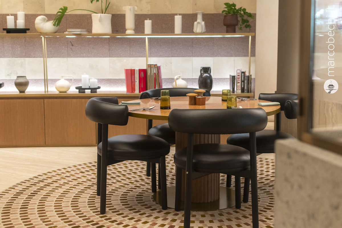 La sala del ristorante Bivium