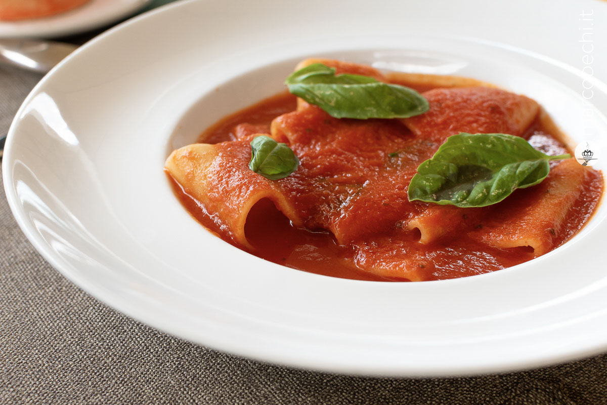 I paccheri per pranzo