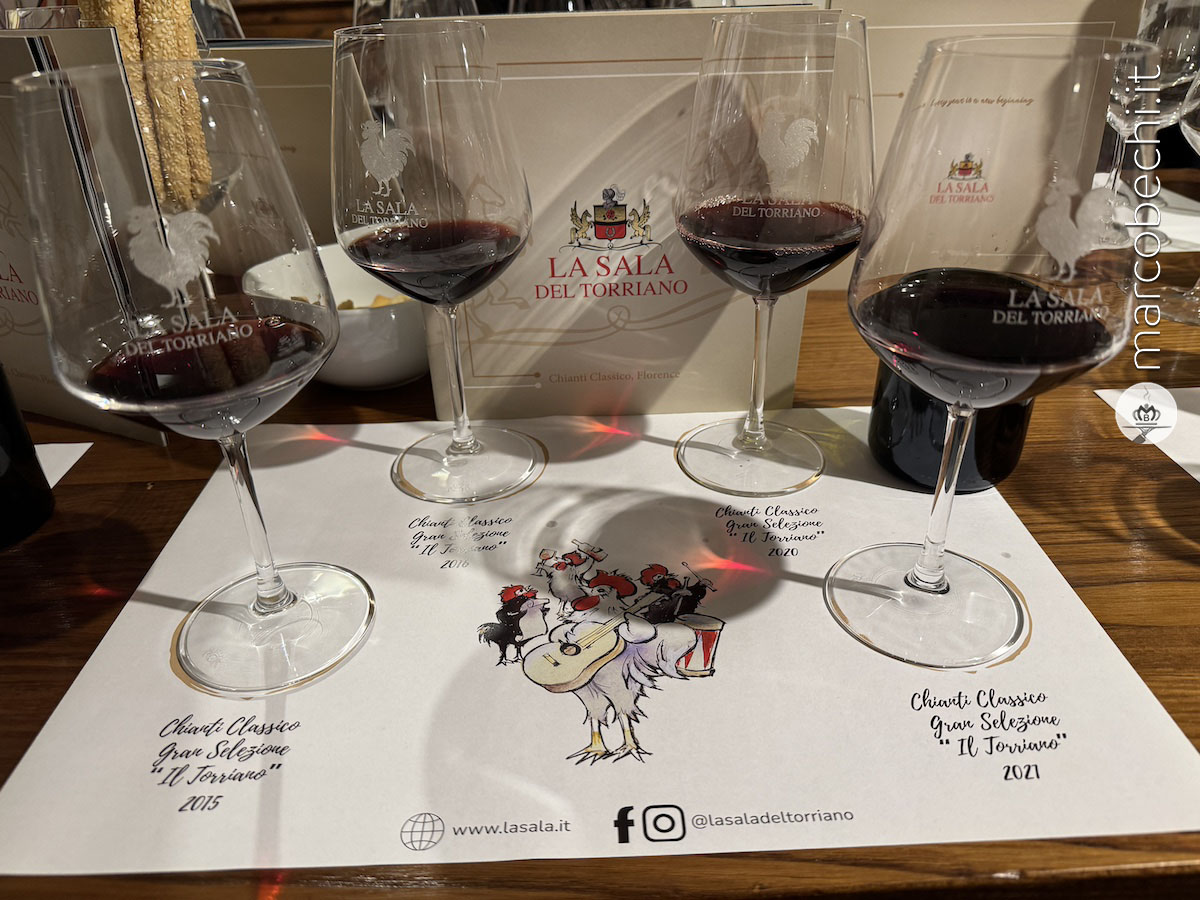 I vini usati nella verticale