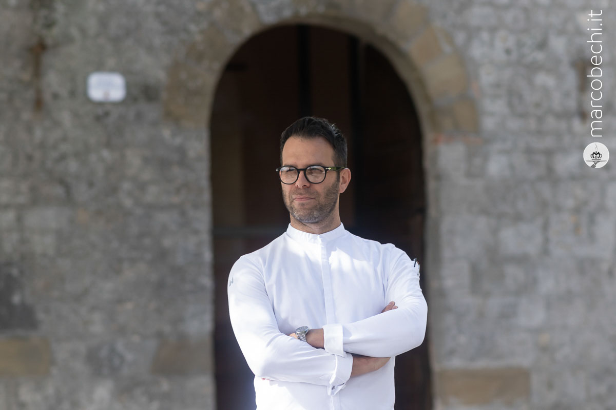 Lo chef Riccardo Bacciottini
