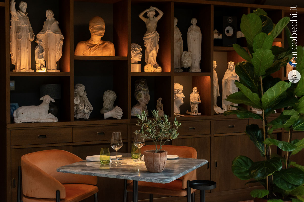 La sala del ristorante Paradis