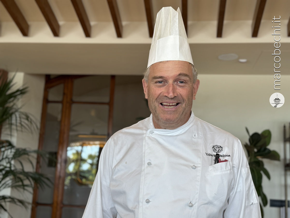 Lo chef Andrea Guerrini