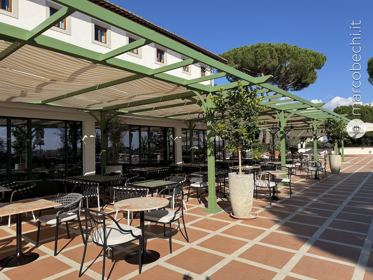 Il terrazzo di Villa Ermellina