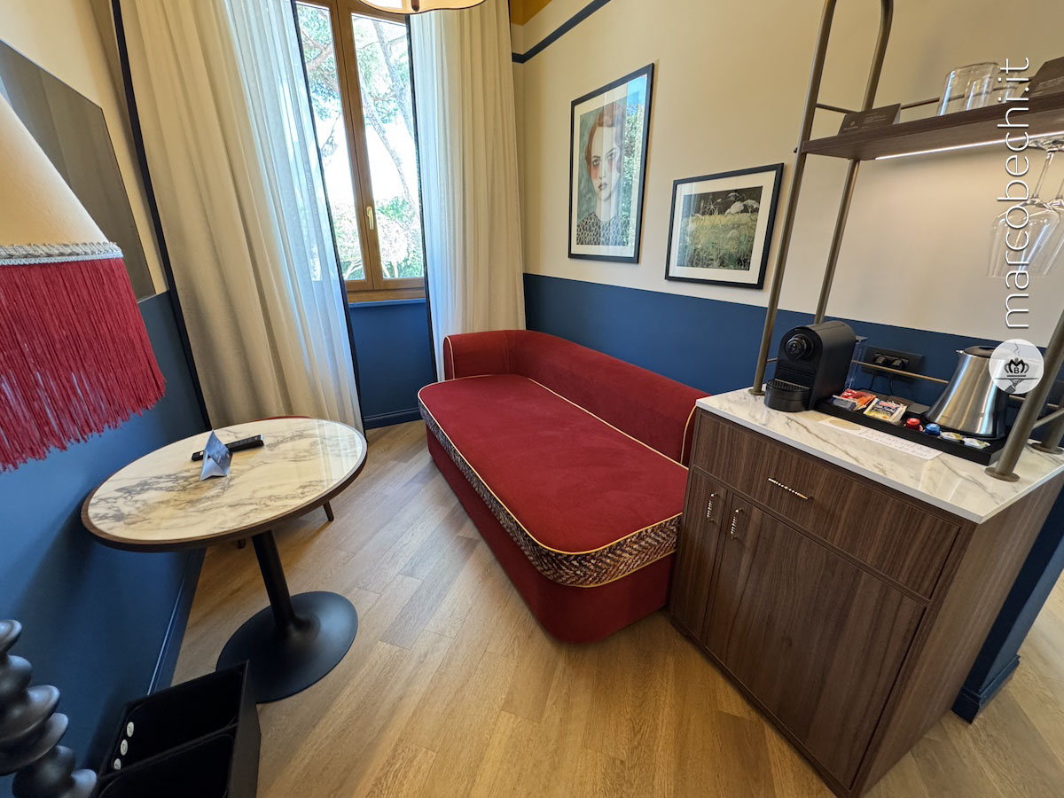 Una camera di Villa Ermellina
