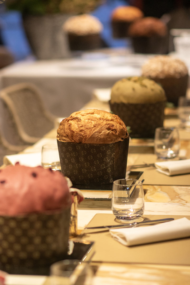 La degustazione dei panettoni
