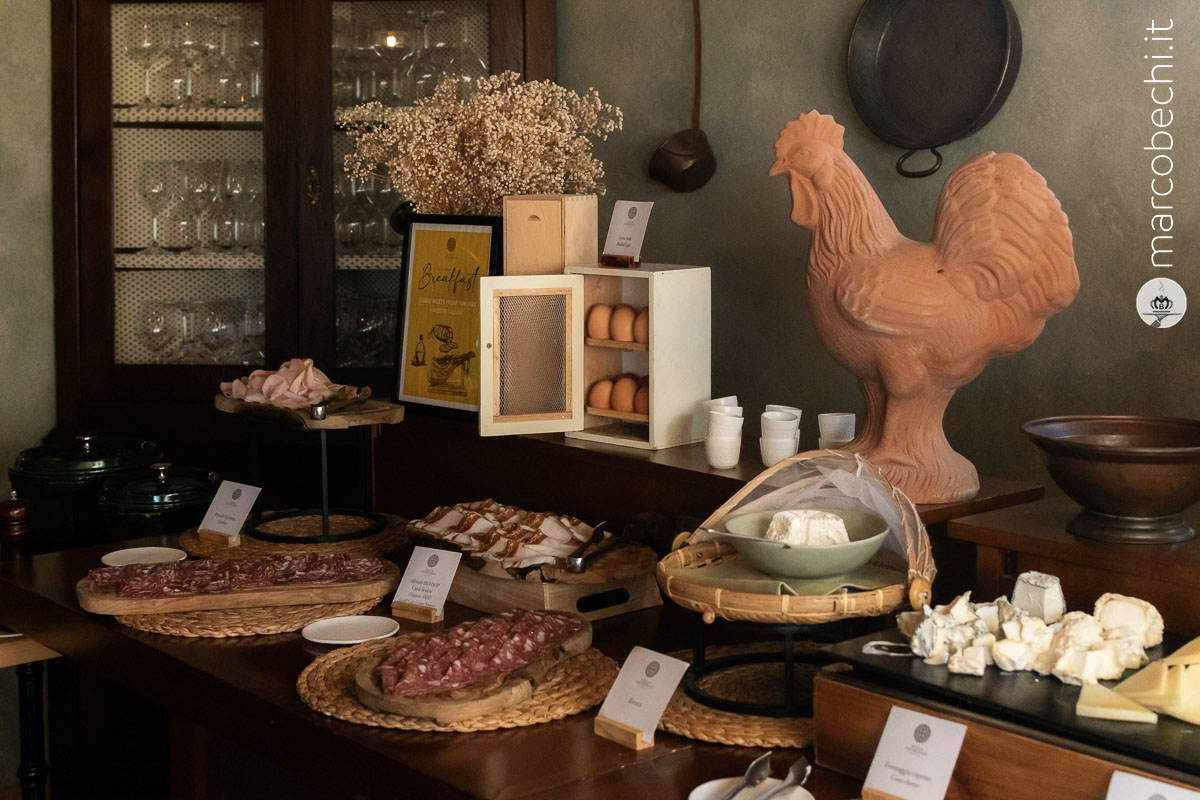 La colazione a Villa Petriolo