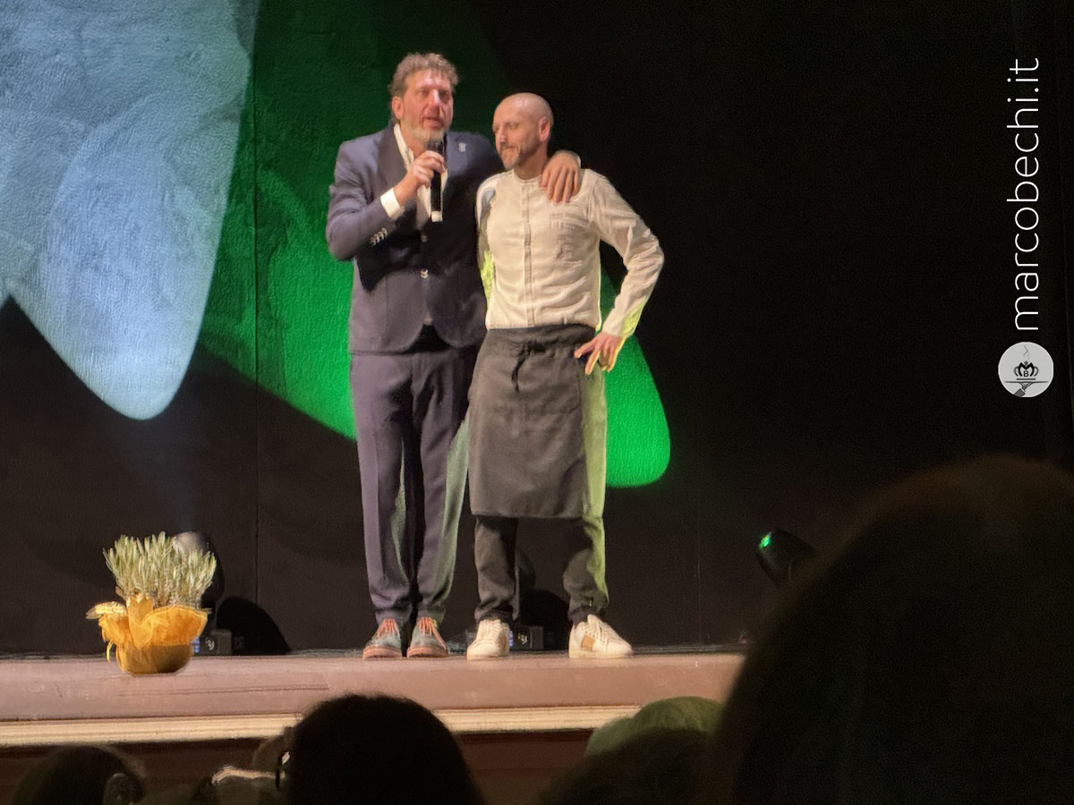 Lo chef Andrea Perini e Gionni Pruneti Presidente del Consorzio