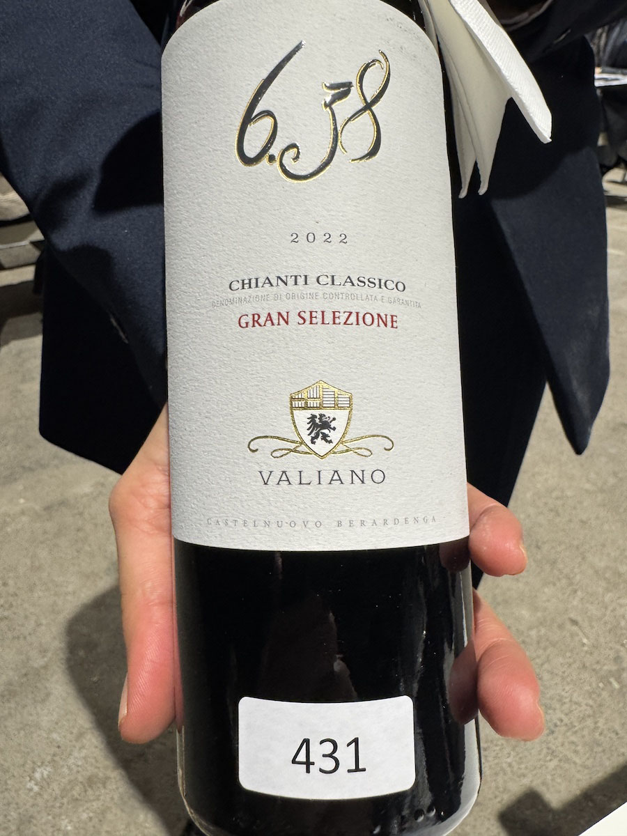 Chianti Classico Gran Selezione 6.38 annata 2022 di Fattoria di Valiano