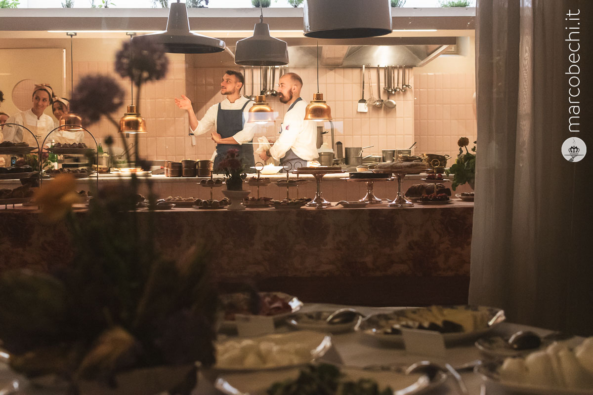 La cucina a vista