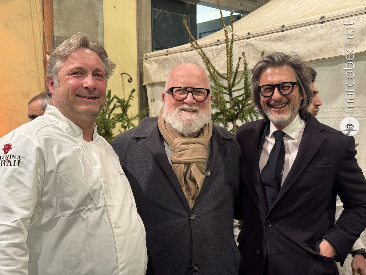 Vittorio Camorri di Terretrusche e Stefano Amerighi del Consorzio vini di Cortona