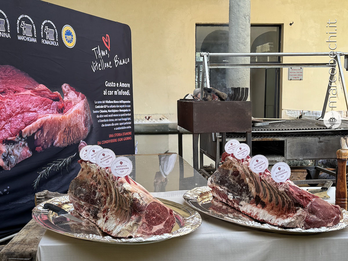La chianina in attesa della cottura