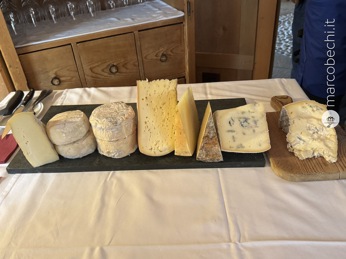 I formaggi in degustazione