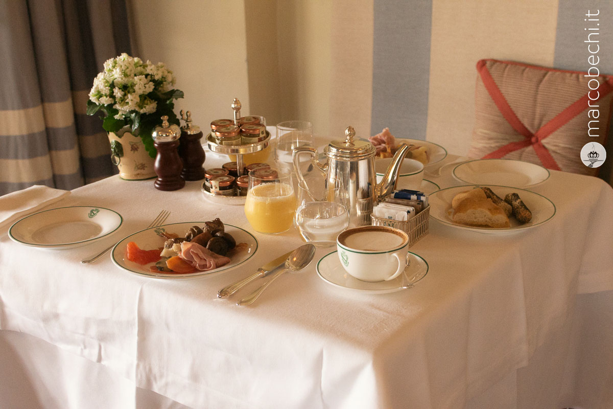 La colazione a Villa La Massa